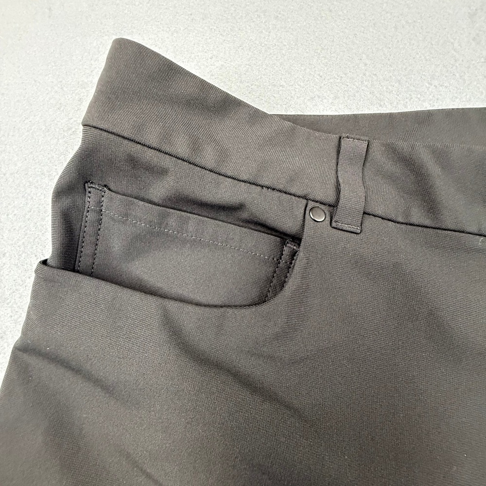 VRST Athletic Pants Mens 40x30 Black 5-Pocket Commuter Performance Trousers - Picture 6 of 14